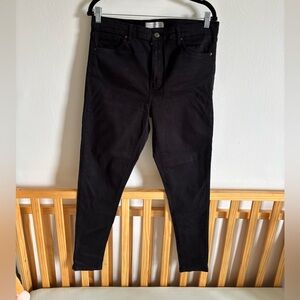 Top Shop Jaime Black Skinny Jeans sz 34